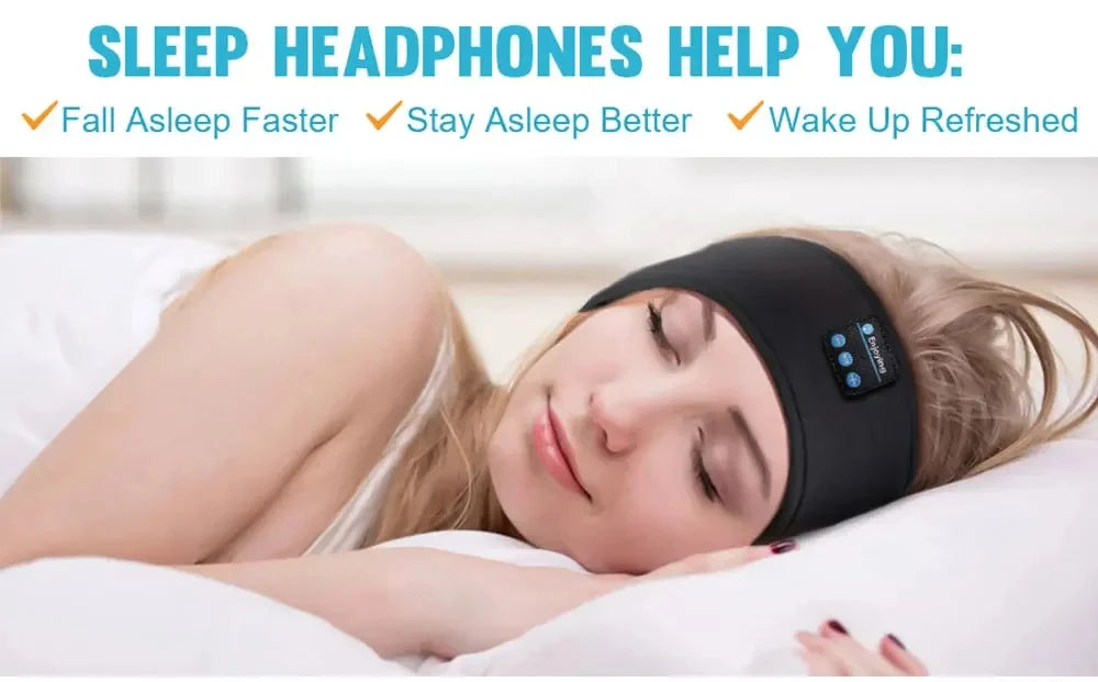 Deep Sleep Bluetooth Sleep Mask – Wireless Headphones for Better Sleep